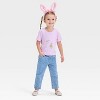 Toddler Girls' Bunny Graphic T-Shirt - Cat & Jack™ Light Purple - image 4 of 4