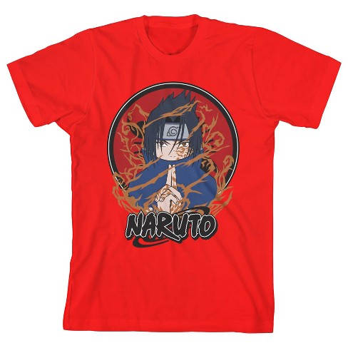 Naruto Uzumaki Crew Neck Short Sleeve 4pk Boy's Tees-xxl : Target