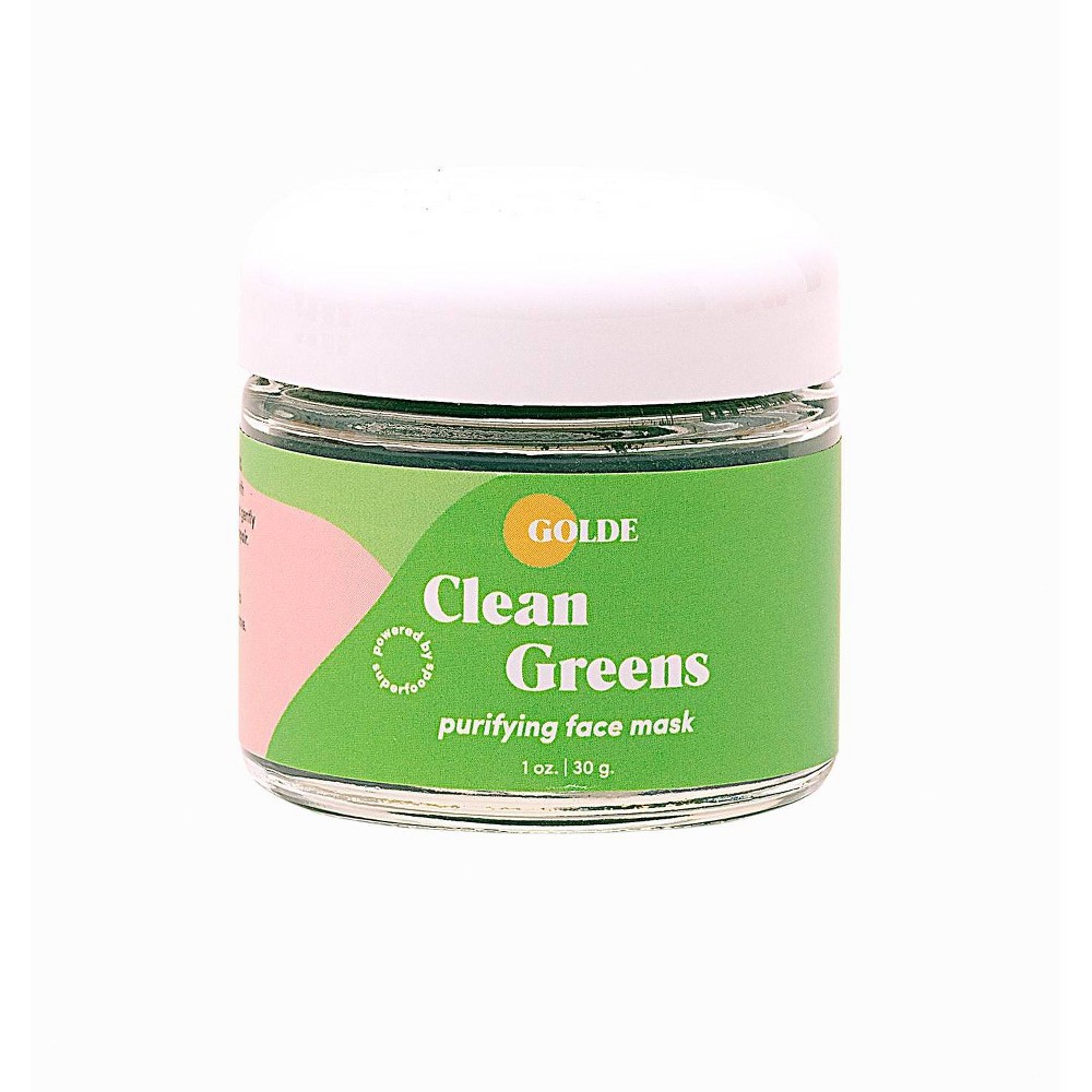 Photos - Cream / Lotion Golde Clean Greens Superfood Face Mask - 1oz