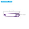 Unique Bargains Large Metal Sturdy Sewing Safety Pins for Blankets 50 Pcs - 2 of 4
