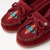 Minnetonka Women's Nizhoni Suede Beaded Moccasins - 2 of 4