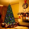 7FT Pre-Lit Artificial Christmas Tree with 400 Multi-Color LED Lights and 1306 Branch Tips - 2 of 4