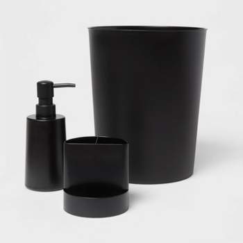 Hose Round Wire Shower Caddy Black - Made By Design™
