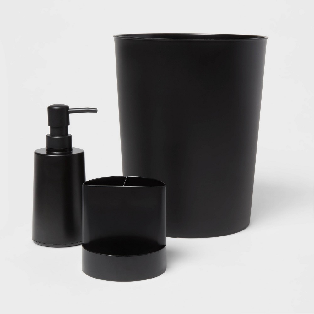 Bath Coordinates Bundle Black - Room Essentials