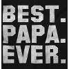 Men's Best Papa Ever World's Coolest Father Graphic T Shirt Tees Brisco Brands - 2 of 4