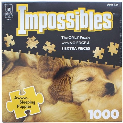 University Games Awww Sleeping Puppies 1000 Piece Jigsaw Puzzle