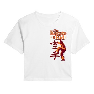 Women's - The Karate Kid - Logo Stack Cropped Graphic T-Shirt - 1 of 4