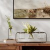 Melrose Bottle Vases in Iron Stand 19.75"L - 2 of 3