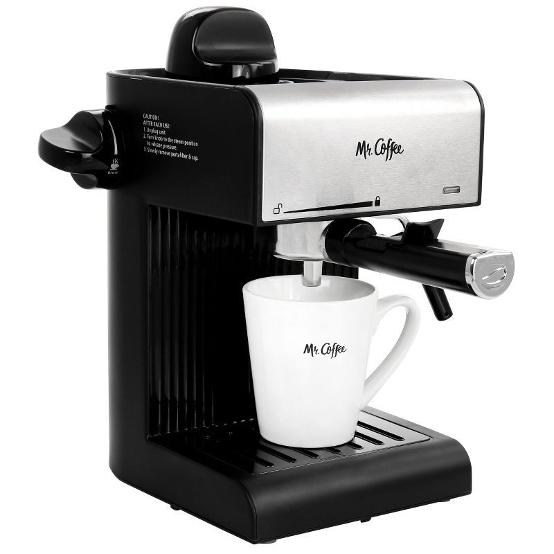 Mr. Coffee Espresso, Cappuccino and Latte Maker in Black, 1 of 9
