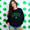 Simply Sage Market Women's Graphic Sweatshirt Lucky Clover Distressed - 3 of 4