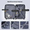UBSSO 3 Piece Hardside Spinner Luggage Set with TSA Lock, 20" Carry-On & 24"/28" Checked Suitcases - 4 of 4