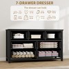 3 Dresser for Bedroom, 29" Tall Dresser, Modern Tall Drawer Dresser with Storage, Wooden Closet Dressers Chest of Drawers, White - 4 of 4