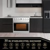 30-Inch Freestanding Electric Range with Convection Oven and 4-Burner Cooktop, Stainless Steel Finish - 2 of 4