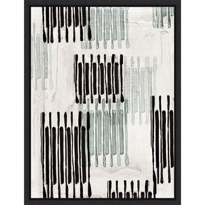 Amanti Art Linked to Silver I by Eva Watts Canvas Wall Art Print Framed 18 x 24-in.