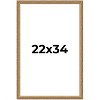 PosterPalooza | 22x34 Museum-Quality Picture Frame, UV Resistant Acrylic, Foam Board Backing, Available in 4 Finishes - 2 of 4
