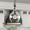 Hudson and Canal 7" Wide Pendant with Glass Shade - 2 of 4