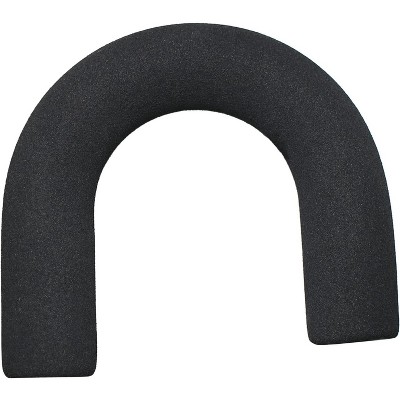 2-Pack Replacement Foam Cane Handle Grips – Offset Black Rubberized Textured Grip