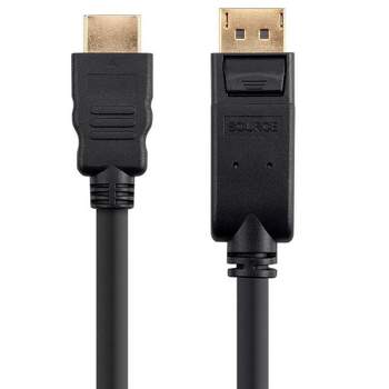 Monoprice DisplayPort 1.2a to HDTV Cable - 3 Feet | Supports Up to 4K Resolution And 3D Video - Select Series