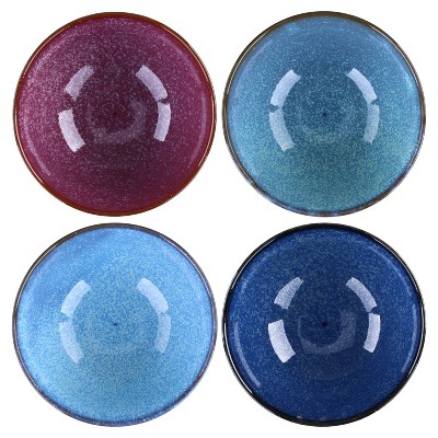 Arabella Assorted 10 oz Ceramic Dessert Bowls, Set of 4