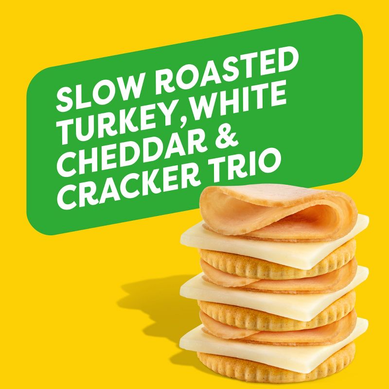 Oscar Mayer Bites with Slow Roasted Turkey, White Cheddar Cheese and Crackers - 3.3oz, 4 of 11