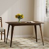 GDFStudio Keiko Mid-Century Modern Wood Rectangle Dining Table with Splayed Legs - 2 of 4