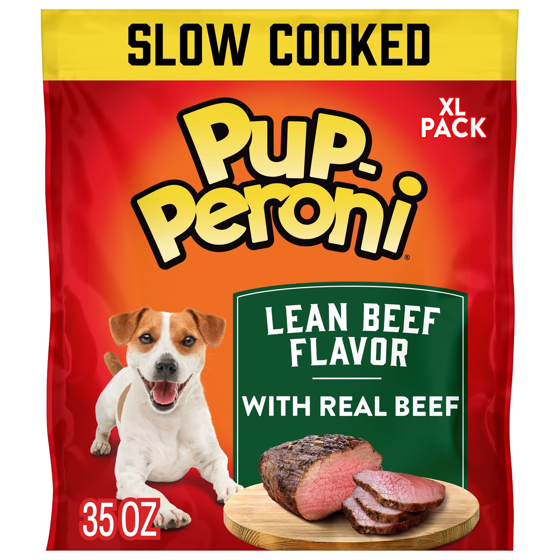 Pup-Peroni Lean Beef Flavor Chewy Dog Treats - 35oz