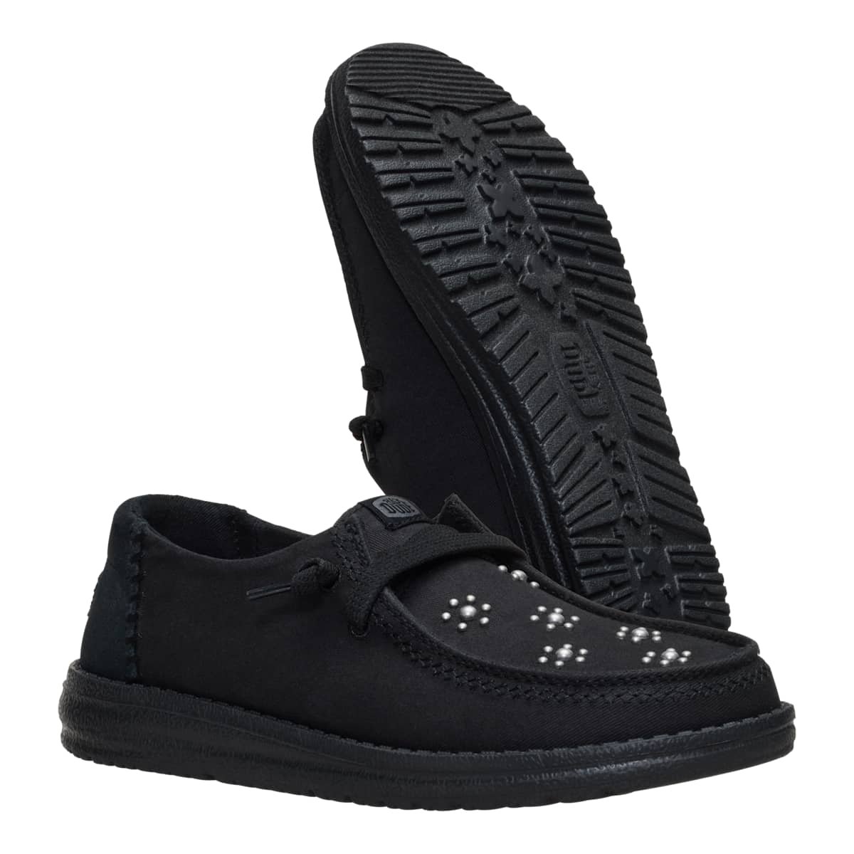 Обувь HEYDUDE Women Wendy Star Stud , Black/Black, 7 — фото 4