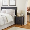 26"x26" Grid Lines Matelassé Euro Bed Pillow Light Gray - Hearth & Hand™ with Magnolia: Cotton, Indoor, Farmhouse Style - 2 of 4