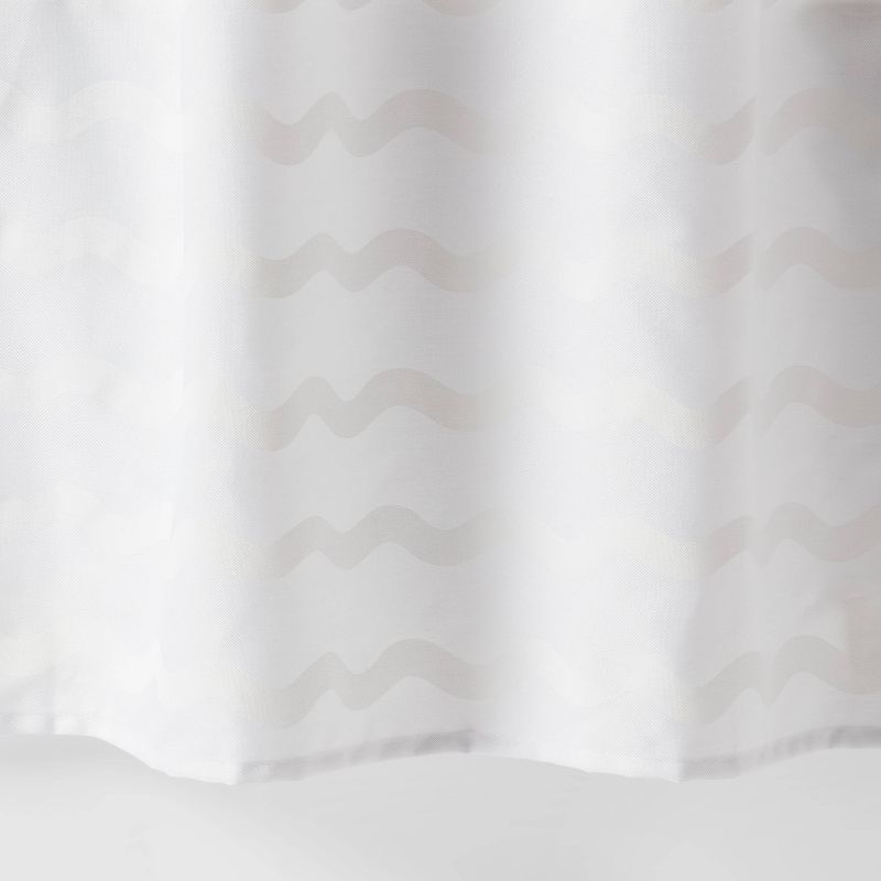 Wave Kids&#39; Shower Curtain White - Pillowfort&#8482;, 5 of 6