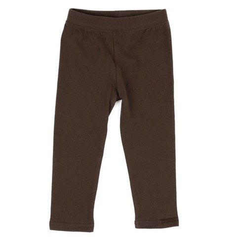 Leveret Girls Legging Brown 3 Year