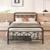 Infans Full Size Bed Frame Mattress Foundation w/ Headboard 12.5" Under-bed Storage - 4 of 4