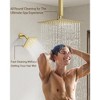 YAWWALK 7-Spray Thermostatic Shower System with Dual Shower Head Fixed and Handheld Shower (Valve Included) - 4 of 4