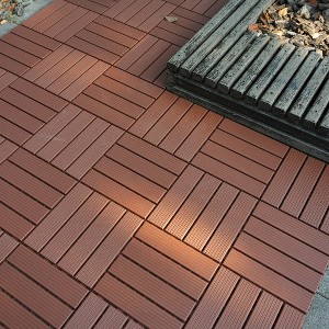 44 Pack Plastic Interlocking Deck Tiles, 12"x12" Patio Deck Tiles, Waterproof Outdoor Flooring All Weather Use, Patio Floor Decking Tiles For Porch - 1 of 4