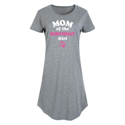 Women's - Barbie - Mom of The Birthday Girl Graphic T-shirt Dress