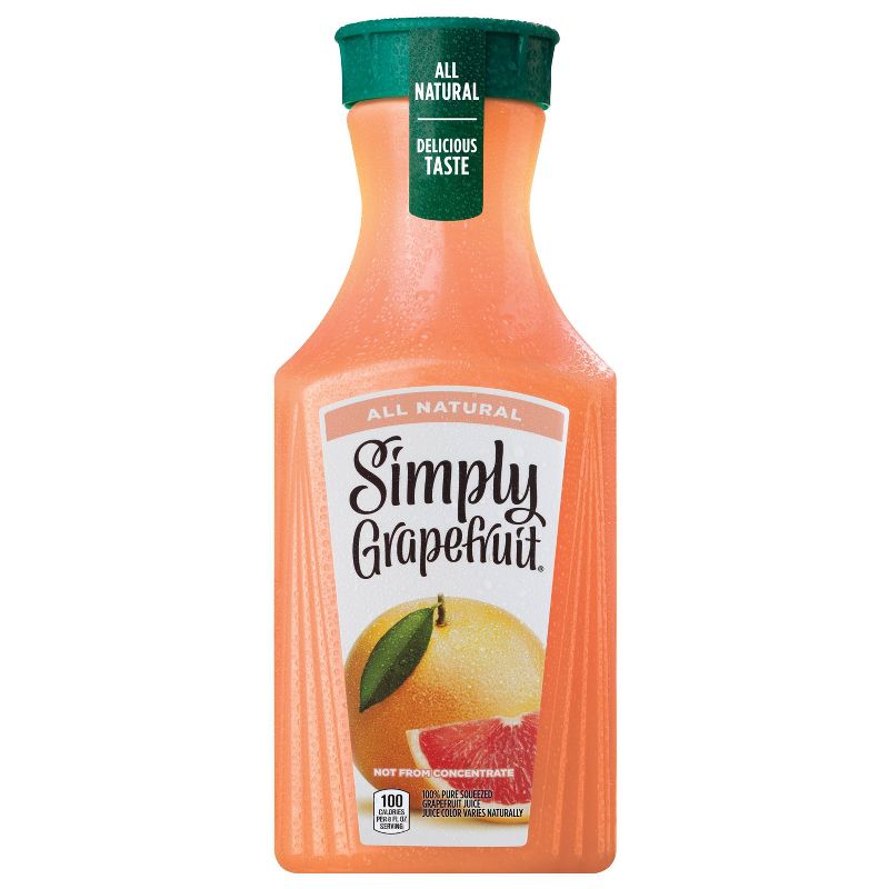 Simply Grapefruit Pulp Free Juice - 52 fl oz, 1 of 12