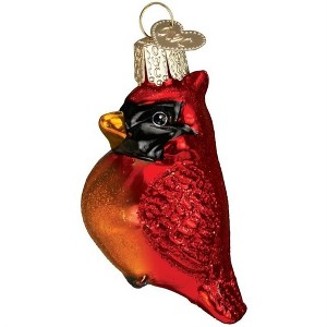 Old World Christmas Blown Glass Ornament for Christmas Tree, Mini Cardinal - 1 of 3