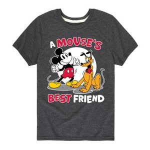 Boys' - Disney - A Mouse's Best Friend Short Sleeve Graphic T-Shirt - 1 of 4