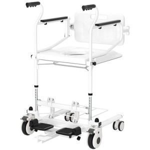 Topteng Patient Transfer Lift Chair, Removable Split Type Wheelchair - 1 of 4
