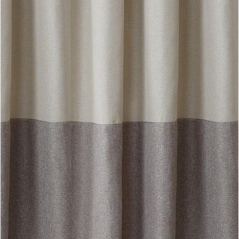 Braiden Color Block Single Blackout Window Curtain Panel - Elrene Home Fashions, 4 of 6