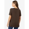 Woman Within Plus Size Perfect Short-Sleeve Crewneck Tee - 3 of 4