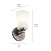 Kichler Lighting Brianne 1 - Light Sconce in  Classic Pewter - 4 of 4