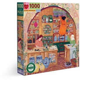 eeBoo: Piece and Love Ancient Apothecary Square Puzzle 1000 Pieces - 1 of 4