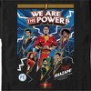Men's Shazam! Fury of the Gods We Are the Power Comic Book Cover T-Shirt - 2 of 4
