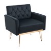 XIYUYEU Accent Chair Armchair Sofa Chair Modern Tufted Upholstered Side Reading Chair - 2 of 4