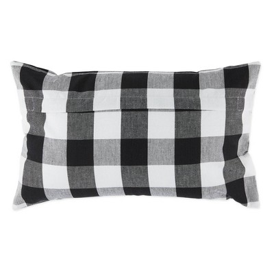 Assorted Black and White Cotton Pillow Covers Set of 4