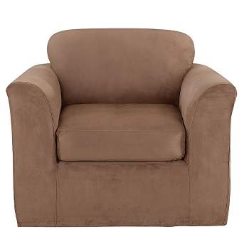 Ultimate Stretch Chair Suede Slipcover - Sure Fit
