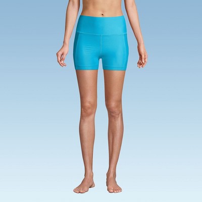 Lands' End Women's 6" High Waisted Bike Swim Shorts