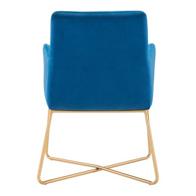 Blue Velvet Chair Target