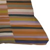 Deny Designs Gigi Rosado Brown Striped Pattern Square Indoor Throw Pillow - 3 of 4