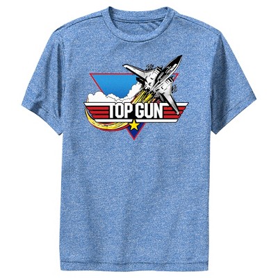 Top Gun Star Logo Shirts for Men, Short Sleeve T Shirt, Officially Licensed  (Small) Athletic Heather